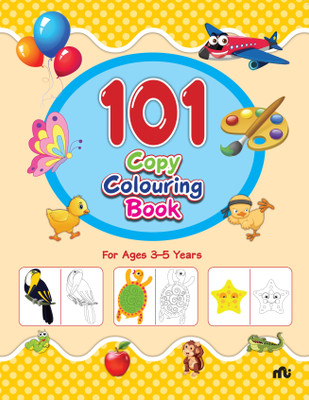 101 Copy Colouring Book(English, Paperback, Moonstone)