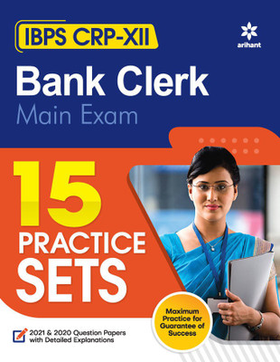 15 Practice Sets IBPS CRP-XII Bank Clerk Main Exam(English, Paperback, unknown)