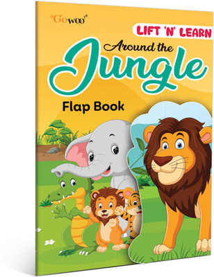 Around the Jungle Flap Book: Early Learning Adventure for Children - Engaging Exploration for Ages 3-12, Educational jungle activity book(Paperback, GO WOO)