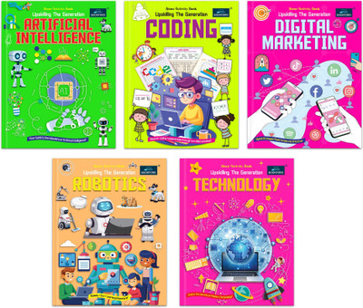 Stem Activity Book Upskilling The Generation for kids (Set of 5 books) - Artificial Intelligence, Coding, Digital Marketing, Robotics, Technology(Paperback, BOOKFORD PUBLICATIONS PRIVATE LIMITED)