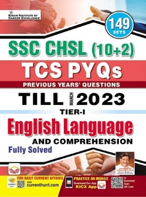 SSC CHSL English Language TCS PYQs Tier 1 Exam Till March 2023 Solved Papers (English Medium) (4224)(Paperback, Think Tank of Kiran Institute of Career Excellence, KICX)