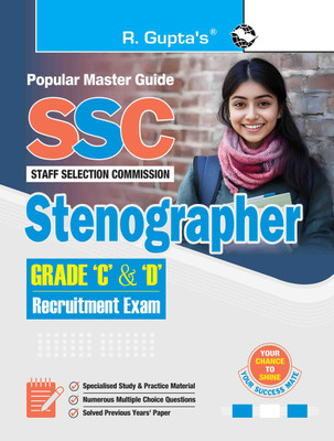 SSC: Stenographer (Grade 'C' and 'D') Recruitment Exam Guide(Paperback, RPH Editorial Board)