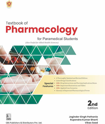 Textbook of Pharmacology for Paramedical Students (PB 2026)(Paperback, Joginder Pathania, Rupendra Bharti, Vikas Sood)