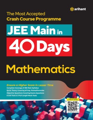 40 Days Crash Course for JEE Main Mathematics(Paperback, Arihant Expert)