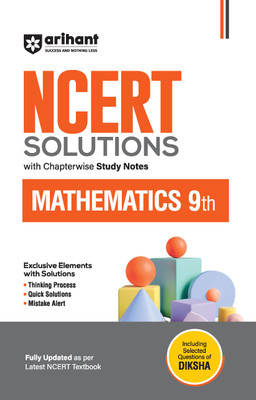 Arihant NCERT Solutions for Class 9th Mathematics with Chapterwise Study Notes | including Selected Questions of DIKSHA App | Fully updated as per latest NCERT Textbook(Paperback, Rakesh Pandey, Sunil Kumar Rathor)