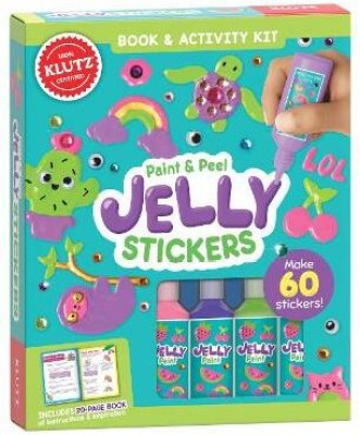 Paint & Peel Jelly Stickers(English, Mixed media product, Editors of Klutz)