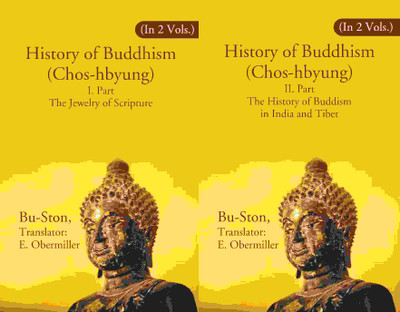 History of Buddhism (Chos-hbyung): I. Part The Jewelry of Scripture, II. Part The History of Buddism in India and Tibet 2 Parts Set [Hardcover](Hardcover, Bu-Ston, Translator: E. Obermiller)