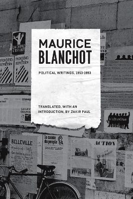 Political Writings, 1953-1993(English, Hardcover, Blanchot Maurice)