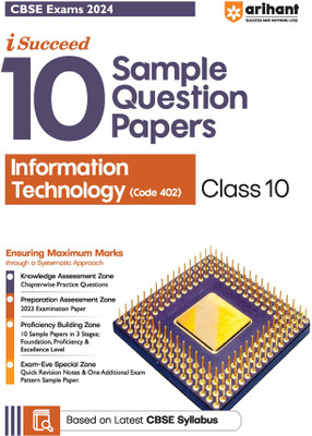 Arihant CBSE Sample Question Paper Class 10 Information Technology Book For 2024 Board Exam(Paperback, Supriya Patel)