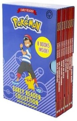 The Official Pokemon Early Reader 8 Books Box Collection Set (Alola Adventure, Guardians Challenge, Team Rocket Trouble, Battle on Alola, Go Popplio!, School Trip and MORE!) Paperback(Paperback, Pokémon, Alola Adventure by Pokémon)