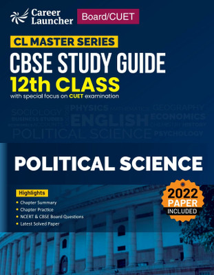 Board plus CUET 2023 CL Master Series - CBSE Study Guide - Class 12 - Political Science(English, Paperback, G K Publications (P) Ltd)