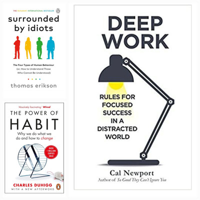 Generic Set. Combo set of 3 books(Paperback, Self help)