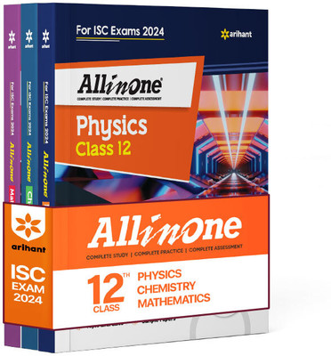 (Old Edition) Arihant All In One Class 12th Physics, Chemistry, Mathematics for ISC Exam�2024 (Set of 3 Books)(Paperback, Keshav Mohan, Saleha Parvez , Vandana, Laxman Prasad , Brijesh Dwevedi)