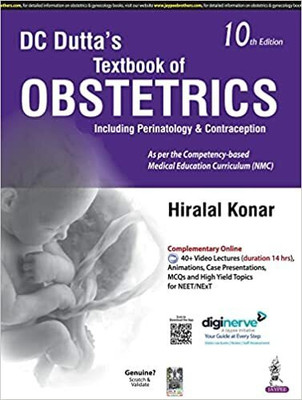 DC Dutta's Textbook of Obstetrics  - DC Dutta's Textbook of Obstetrics Konar Hiralal(English, Paperback, Konar Hiralal)