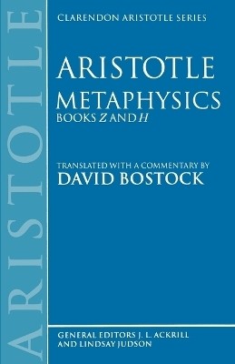 Metaphysics Books Z and H(English, Paperback, Aristotle)