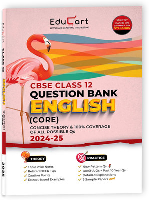 Educart CBSE Class 12 English Core Question Bank 2024 - 2025(English, Paperback, Khosla Sonali)