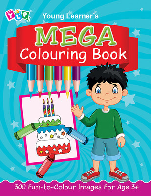 MEGA COLOURING BOOK(English, Paperback, YOUNG LEARNER PUBLICATIONS)