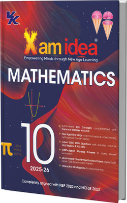 Xam idea Class 10 Mathematics (2025-26)| Latest CBSE Syllabus | NEP 2020 & NCFSE 2023 Aligned | New age Mind Maps & Practice Papers | Interactive 3D Diagrams(Paperback, Xam Idea) Xam idea Class 10 Mathematics (2025-26)| Latest CBSE Syllabus | NEP 2020 & NCFSE 2023 Aligned | New age Mind Maps & Practice Papers | Interactive 3D Diagrams(Paperback, Xam Idea)