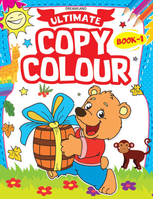 Ultimate Copy Colour Book 1  - fantastic colouring book for Kid | 80 pages | Book for ages 2-6 years(English, Paperback, unknown)