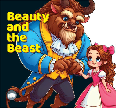 Cutout Board Book : Beauty and the Beast(Board book, Moonstone, Rupa Publications India)