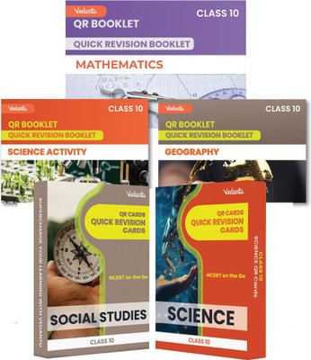 Vedantu Class 10 QR Flashcards & Booklets Combo Of 5 | Quick Revision Cards for Science & Social Studies with 3 QR Booklets for Science Activity Maths & Geography | CBSE 2026 Exam Preparation Guide(English, Cards, unknown) Vedantu Class 10 QR Flashcards & Booklets Combo Of 5 | Quick Revision Cards for Science & Social Studies with 3 QR Booklets for Science Activity Maths & Geography | CBSE 2026 Exam Preparation Guide(English, Cards, unknown)