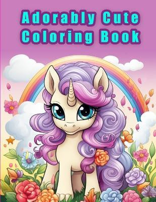 Adorably Cute Coloring Book(English, Paperback, Sky Publishing Touch The)