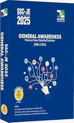 IES Master General Awareness For SSC-JE 2025(Paperback, IES Master Expert)