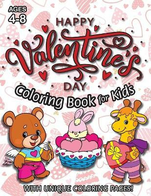 Happy Valentine's Day Coloring Book for Kids(English, Paperback, Engage Books)