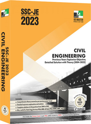 SSC-JE 2023 Civil Engineering Previous Years Topic wise Objective Detailed Solution with Theory(Paperback, IES MASTER Team)