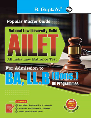 NLU: All India Law Entrance Test (AILET) for UG Programmes � BA, LL.B (Hons.) Guide(English, Paperback, RPH Editorial Board)