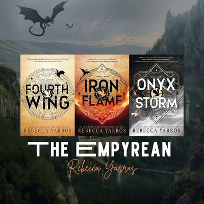 iron flame , fourth wing , and onyx storm book(Paperback, Rebecca Yarros)
