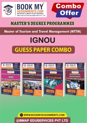 IGNOU MTTM1 MTTM2 MTTM3 MTTM4 Guess Paper Notes Book For Ignou Student-Master of Tourism and Travel Management (MTTM)(Paperback, BMA Publication)