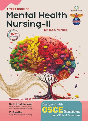 B.Sc.Nursing - Text Book - Mental Health Nursing 2 - SEM6(Paperback, DR.K. KRISHNAVENI)