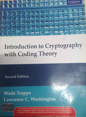 INTRODUCTION TO CRYPTOGRAPHY WITH CODING THEORY(Paperback, WADE TRAPPE)