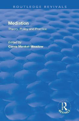 Mediation: Theory, Policy and Practice(English, Paperback, unknown)