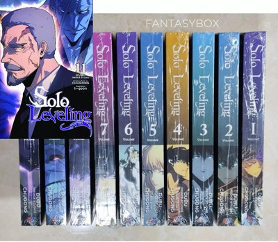 Solo Leveling, Vol. 1 & Vol. 2 & Vol. 3 & Vol. 4 & Vol. 5 & Vol. 6 & Vol. 7 & Vol. 8 Vol.9 Vol.10 Vol.11 (comic) (manga) (combo of 11 books) (books set) (Paperback)(Paperback, Chugong)