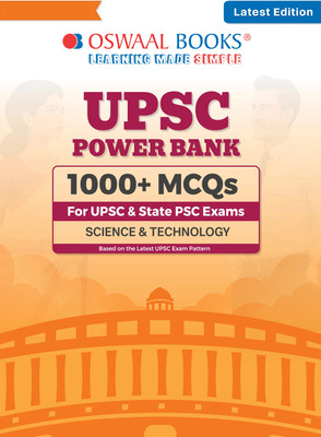 Oswaal Upsc Power Bank:1000+ MCQS for Upsc and State Pscs Exams Scienc(English, Paperback, unknown)