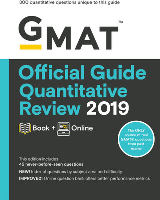 GMAT Official Guide Quantitative Review 2019  - Book + Online First Edition(English, Paperback, unknown)