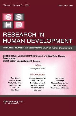Contextual Influences on Life Span/life Course(English, Paperback, unknown)