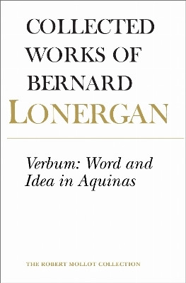 Verbum(English, Electronic book text, Lonergan Bernard)
