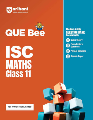 Arihant Que Bee Isc Maths Question Bank for Class 11 Quick Theory, Exam Pattern Questions, Perfect Solutions, Sample Paper Keywords Highlighted(English, Paperback, Gupta Girish Kumar)