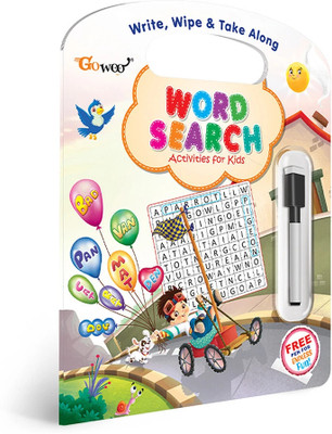 Write, Wipe & take Along Word Search With Free Pen(Paperback, GO WOO)