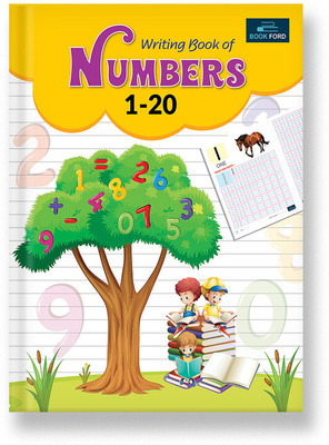Writing Book Of Numbers 1-20 For Kids(Paperback, BOOKFORD PUBLICATIONS PVT. LTD.)