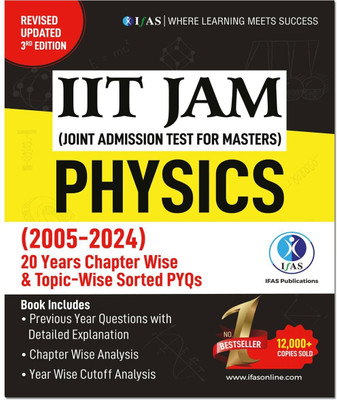 IIT JAM Physics PYQ Book-Previous Year Solved Papers  - 2025 | Topic Wise Sorted with Detailed Solutions (2005 to 2024) | Best Seller Previous Year Question Paper Book for IIT JAM Physics, CUET PG Physics, JEST Physics & MSc Physics Entrance Examinations in India(Paperback, Kailash Choudhary)