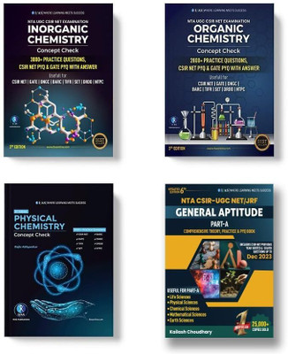 CSIR NET Chemical Science Practice Books of Concept Check Books [Set of 4 books]  - 2025 | Best Seller Chemistry Practice Question Books for NTA CSIR NET/JRF, GATE, SET, TIFR, BARC & DRDO Exams in India | Two Brothers Publications(Paperback, IFAS Publications)