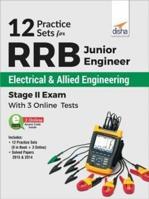 12 Practice Sets for Rrb Junior Engineer Electrical & Allied Engineering Stage II Exam with 3 Online Tests(English, Paperback, unknown)