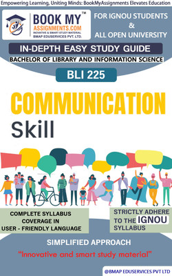 IGNOU BLI 225 Communication Skills Study Guide (In Depth Guide) for Ignou Student(Paperback, BMA Publication)