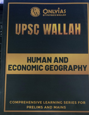 Pw Upsc Wallah Human and Economic Geography (Edition2nd Edition)(English, Hardcover, unknown)