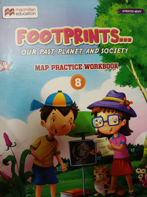 Footprints map practice workbook class 8(Paperback, Xyz)