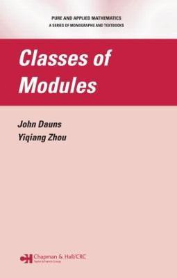 Classes of Modules(English, Hardcover, Dauns John)